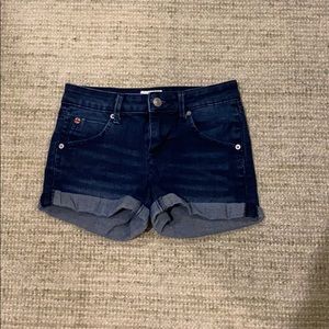 Dark denim shorts!